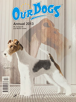 OUR DOGS ANNUAL 2013 - WITH EUROPEAN POST £20.95 total inc p&p