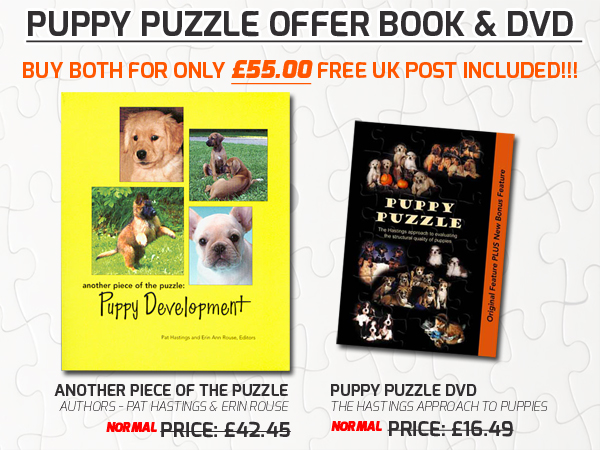 PUPPY PUZZLE BOOK & DVD OFFER