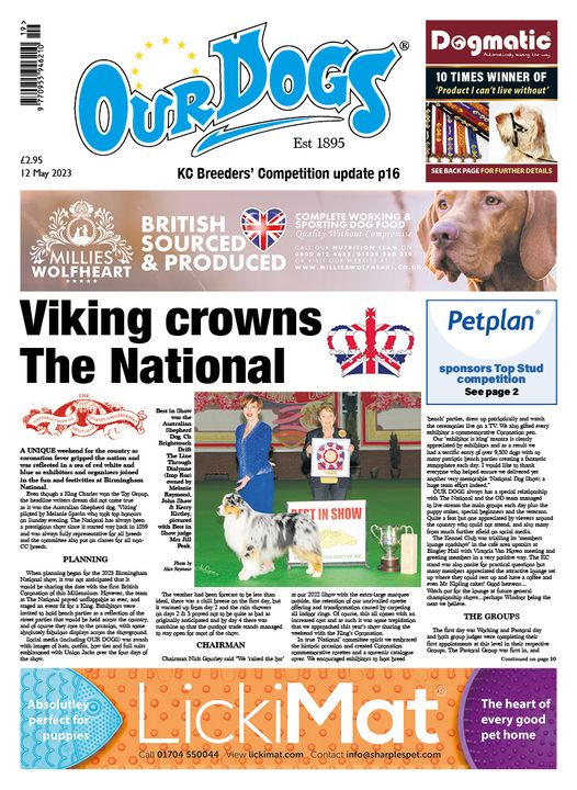 OUR DOGS 12TH MAY 2023