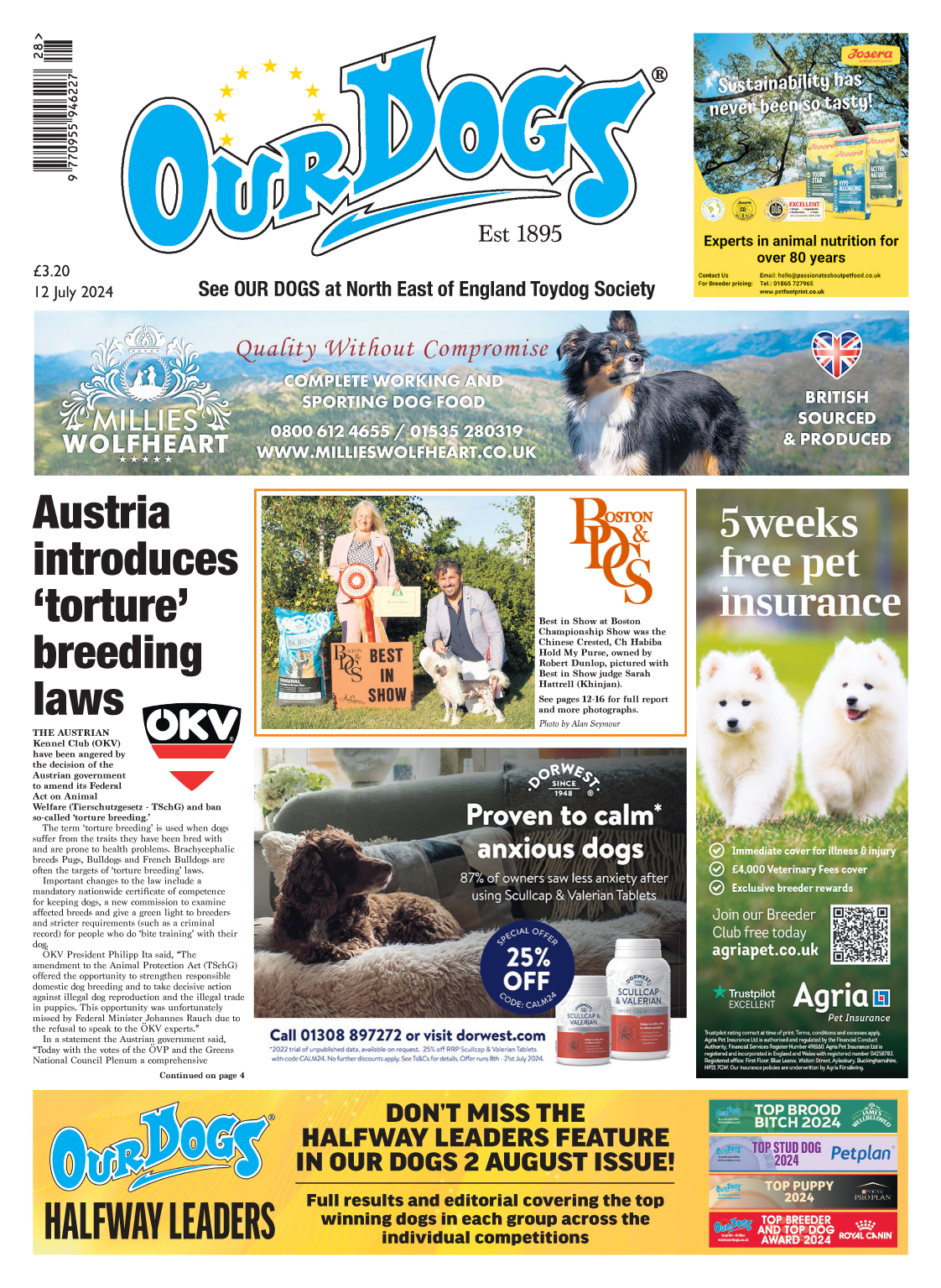 OUR-DOGS 12TH JULY 2024