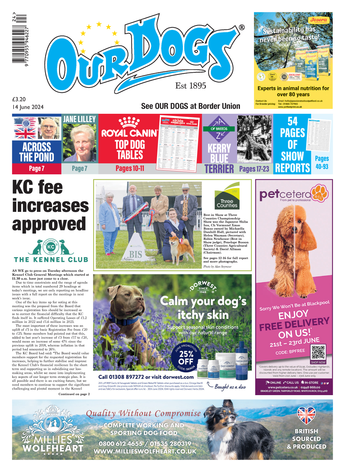OUR-DOGS 14TH JUNE 2024
