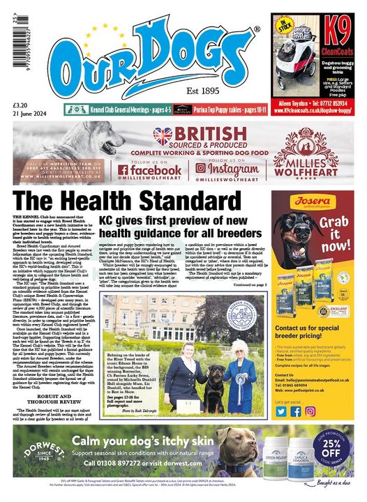 OUR-DOGS 21ST JUNE 2024