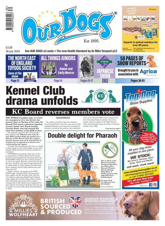OUR-DOGS 26TH JULY 2024