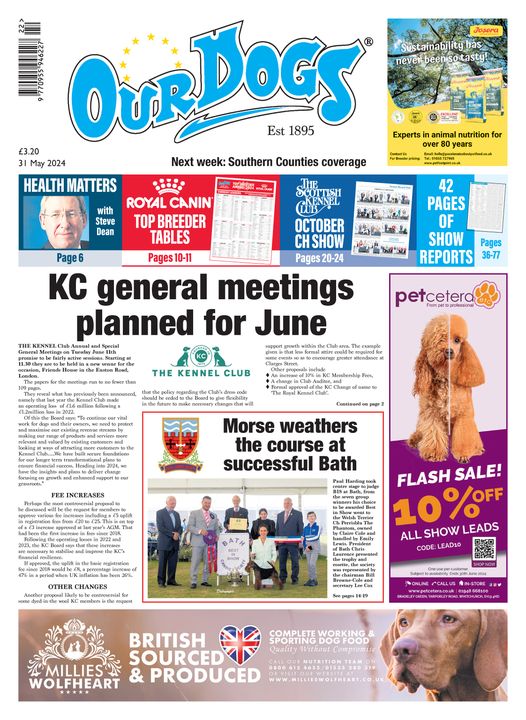 OUR-DOGS 31ST MAY 2024