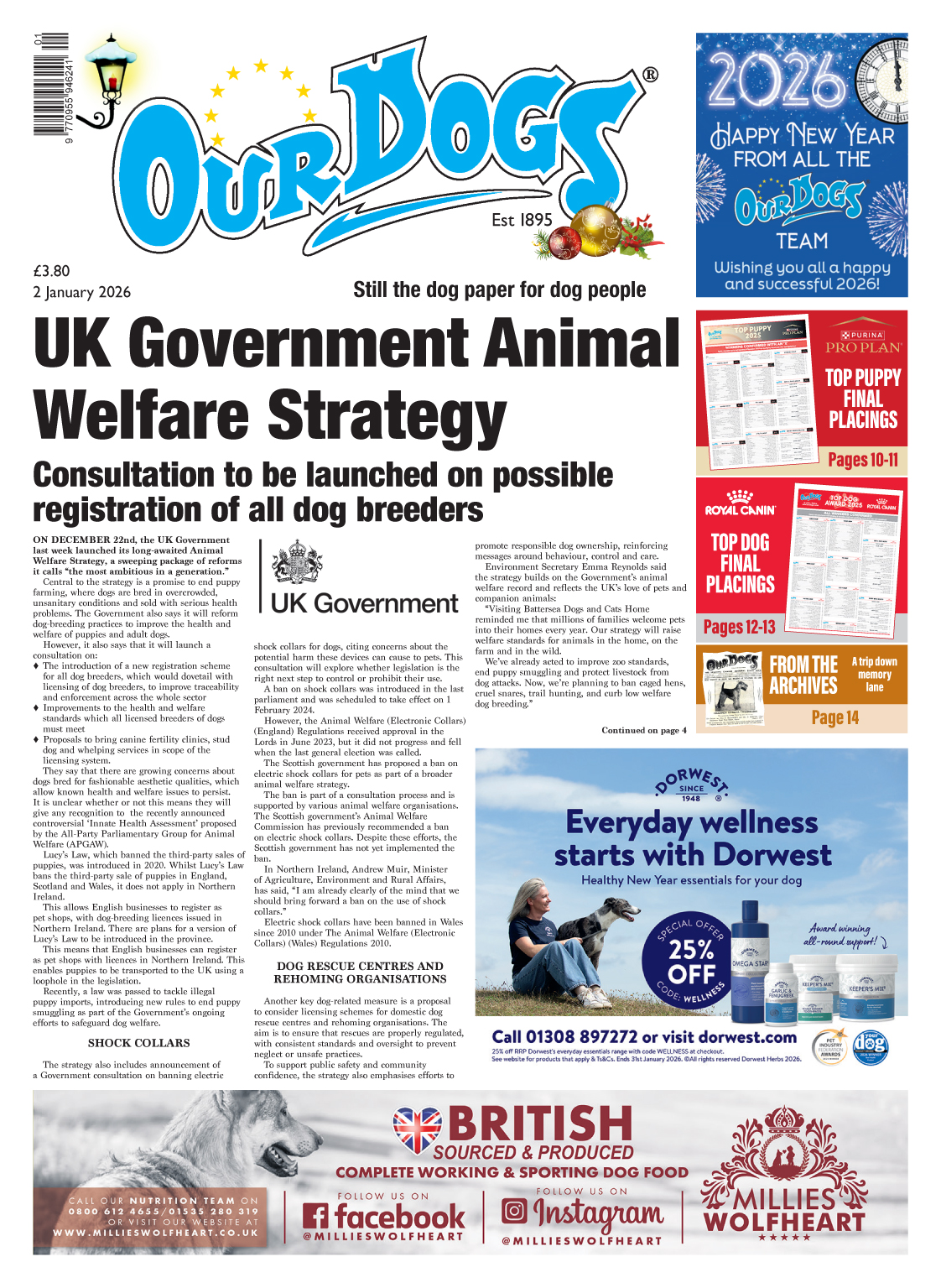 OUR-DOGS 2ND JANUARY 2026