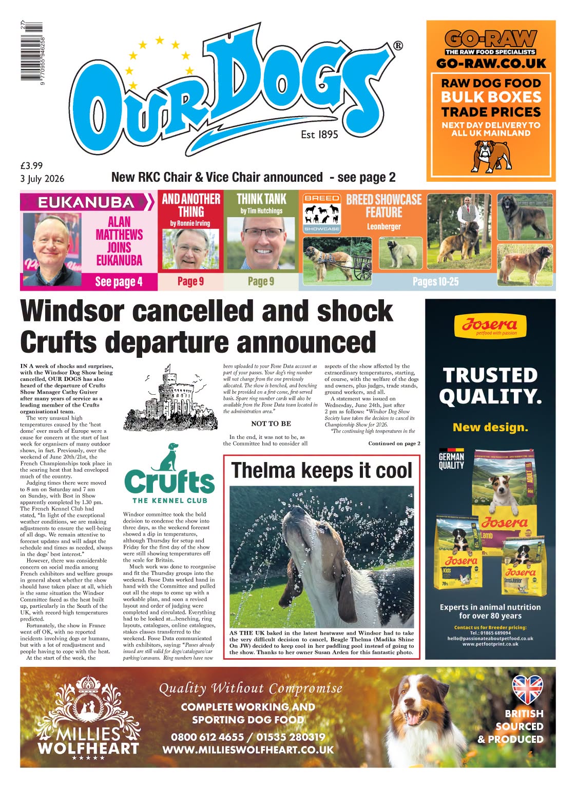 OUR-DOGS 3RD JULY 2026