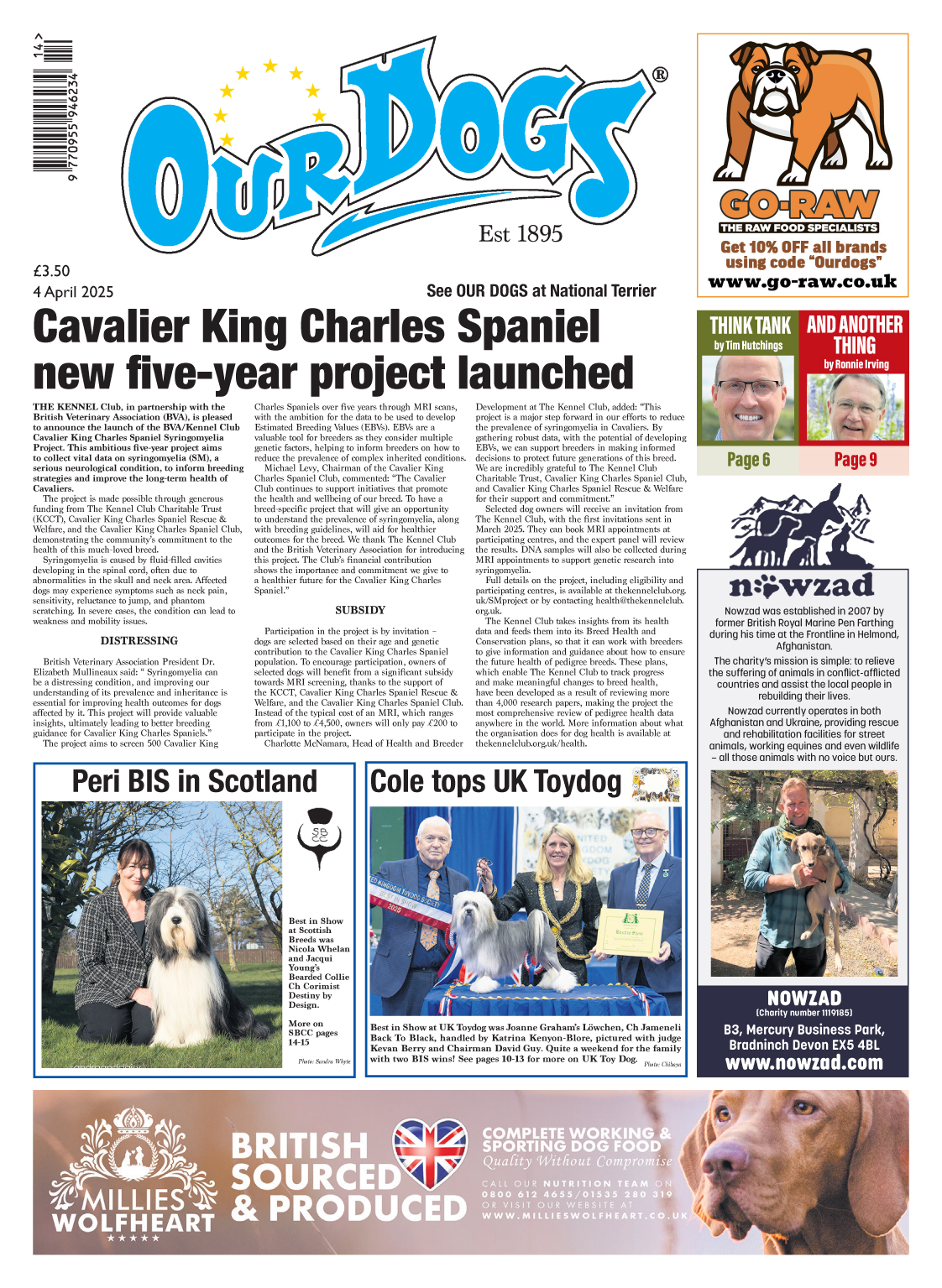 OUR-DOGS 4TH APRIL 2025