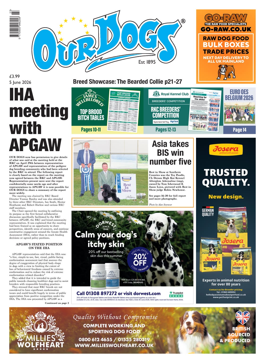 OUR-DOGS 5TH JUNE 2026