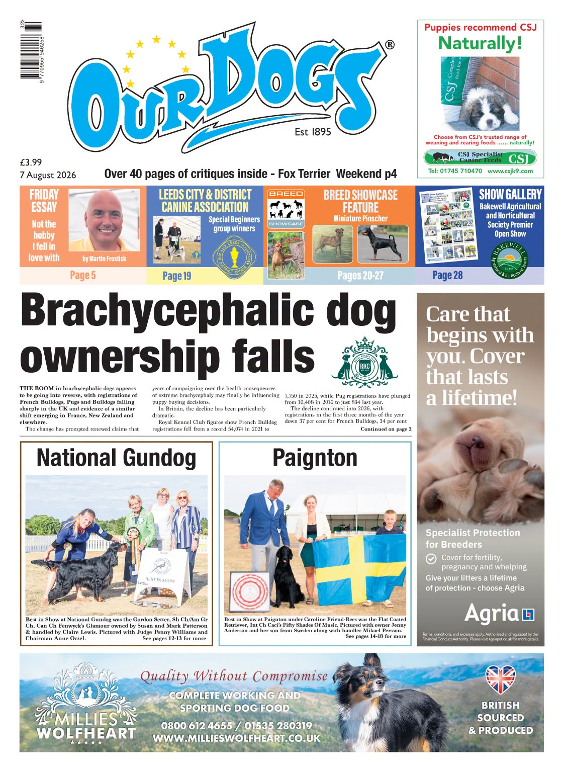 OUR-DOGS 7TH AUGUST 2026