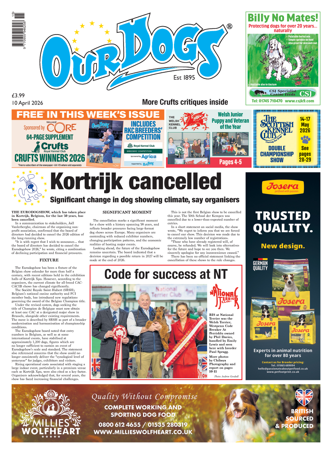 OUR-DOGS 10TH APRIL 2026