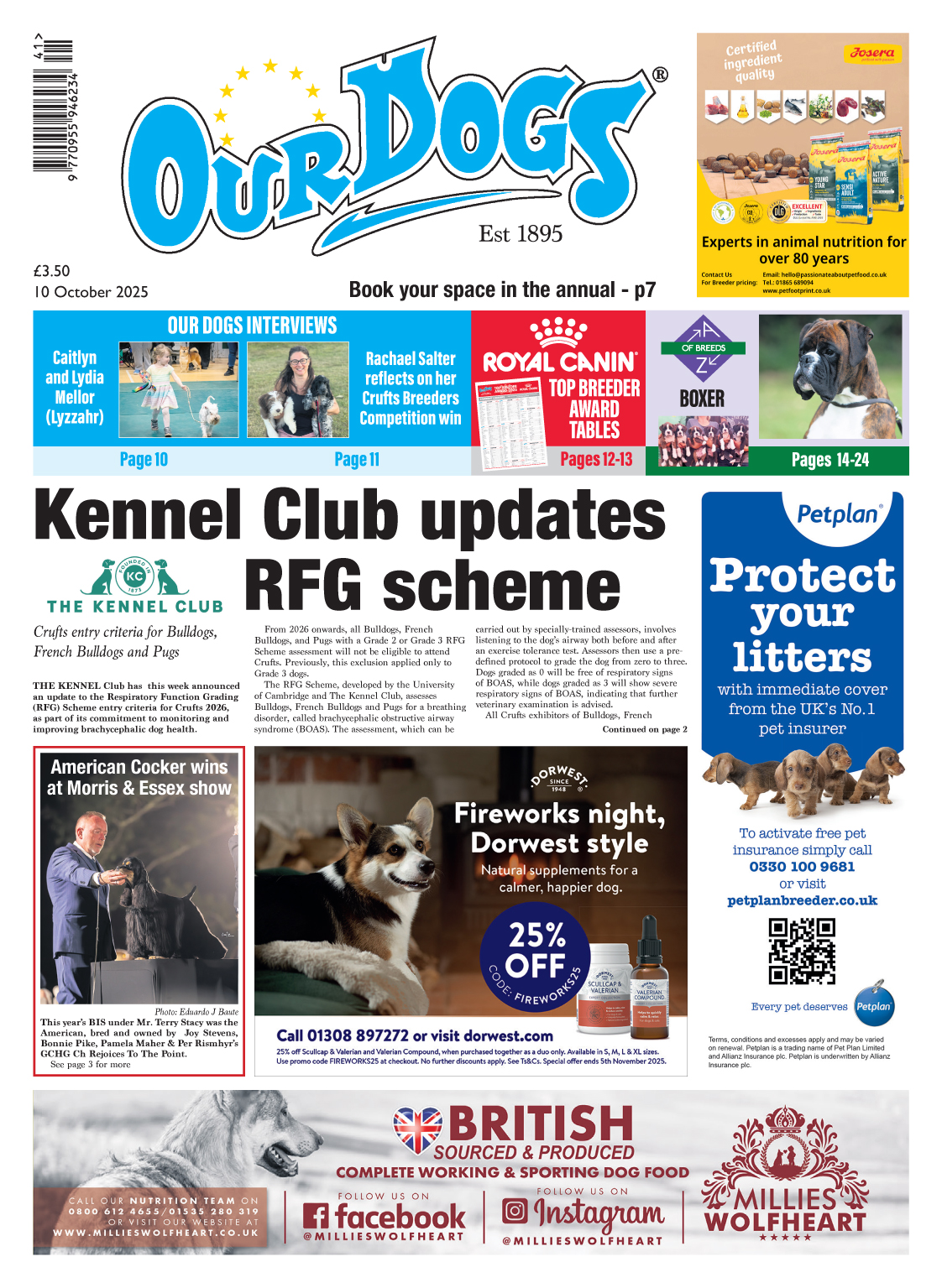 OUR-DOGS 10TH OCTOBER 2025