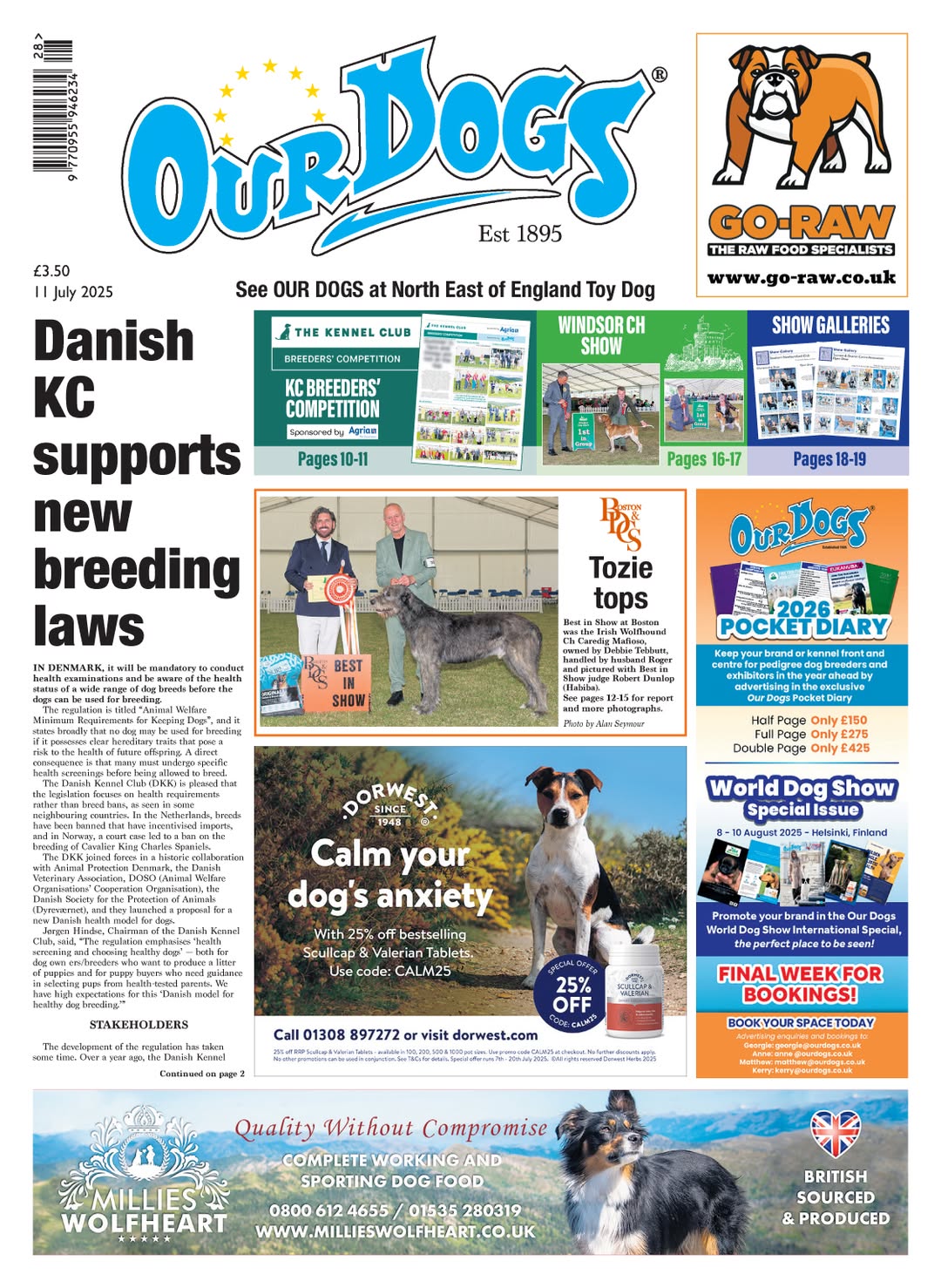 OUR-DOGS 11TH JULY 2025