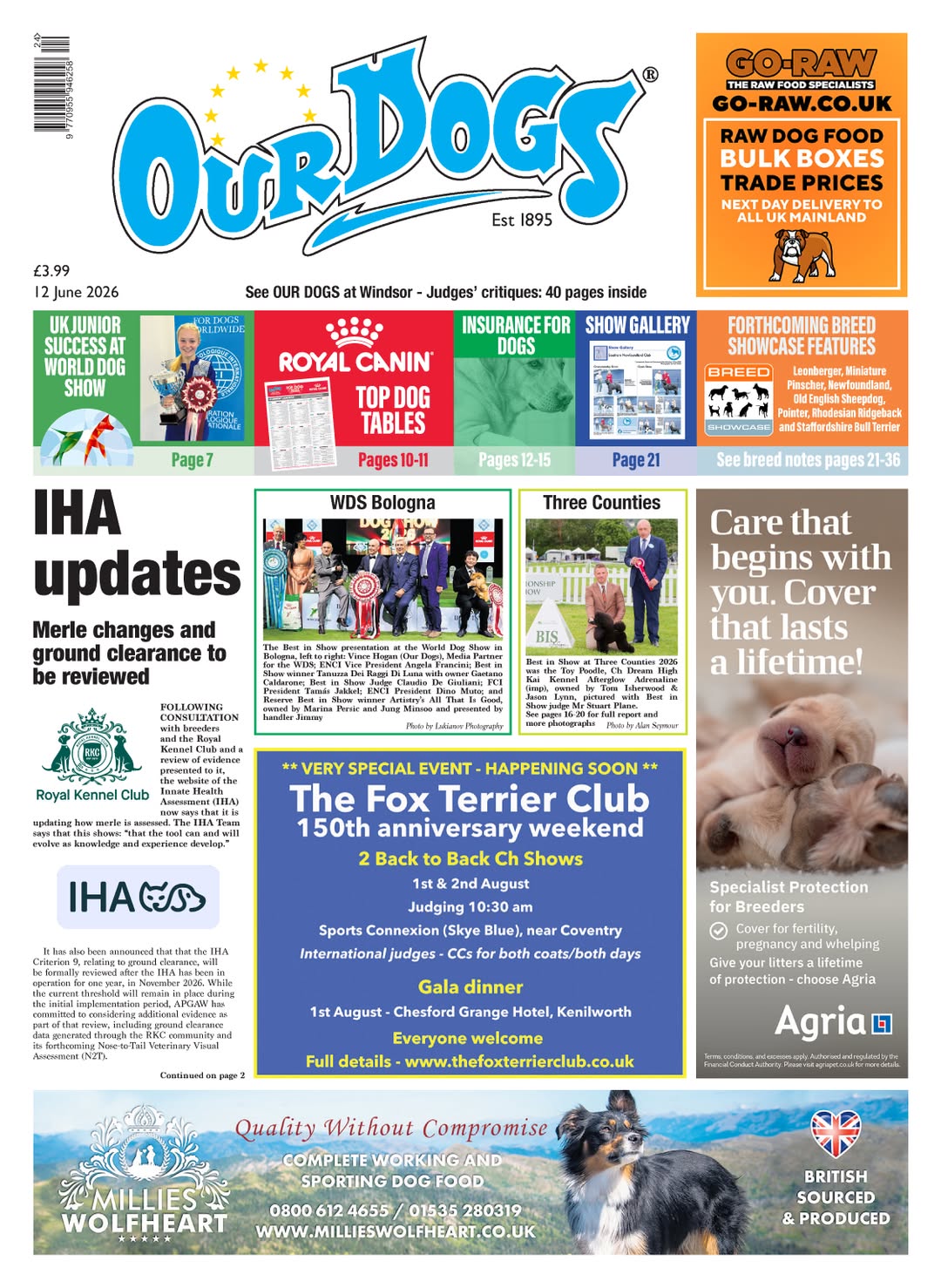 OUR-DOGS 12TH JUNE 2026
