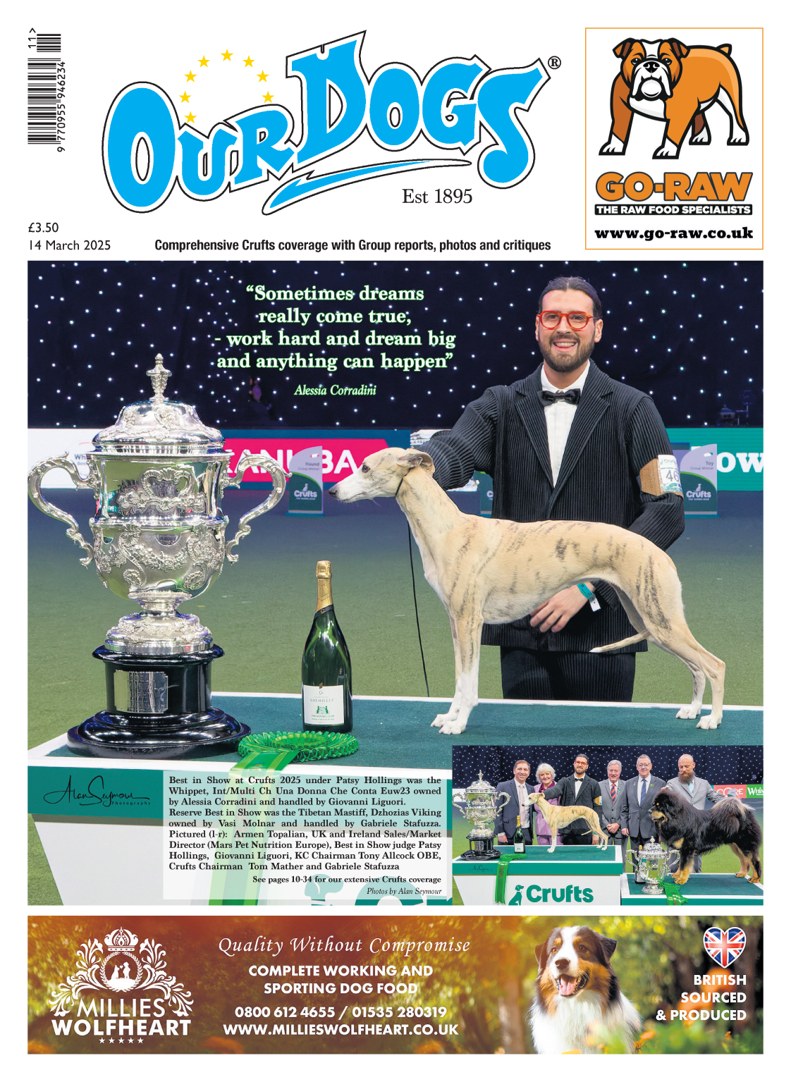 OUR-DOGS 14TH MARCH 2025
