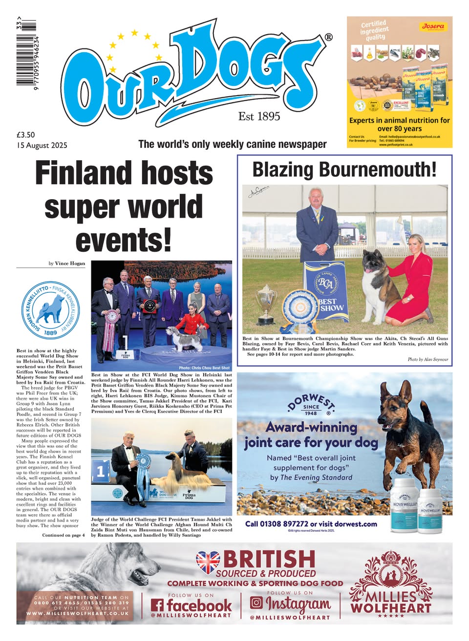 OUR-DOGS 15TH AUGUST 2025