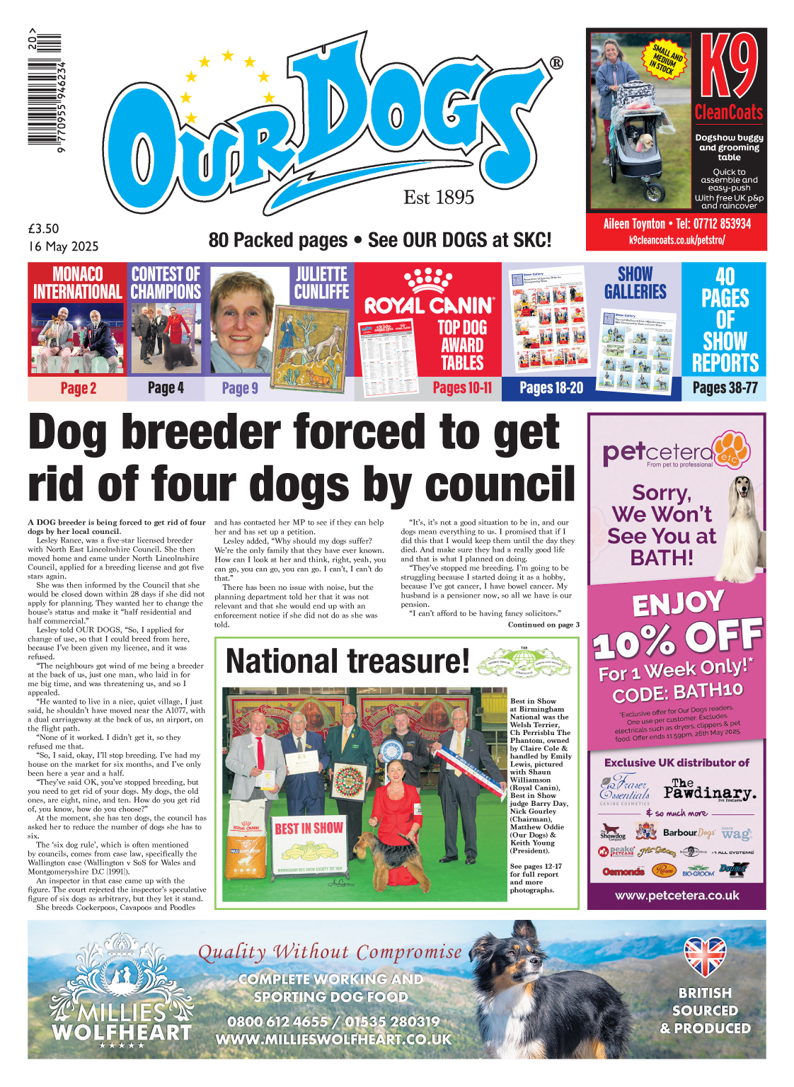 OUR-DOGS 16TH MAY 2025