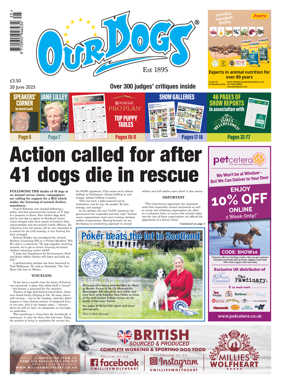 OUR-DOGS 20TH JUNE 2025