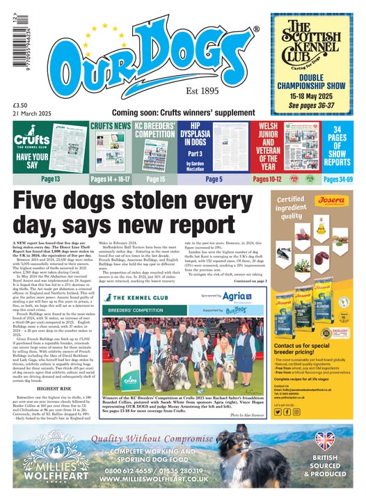 OUR-DOGS 21ST MARCH 2025