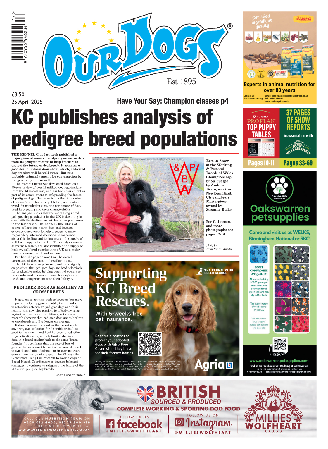 OUR-DOGS 25TH APRIL 2025