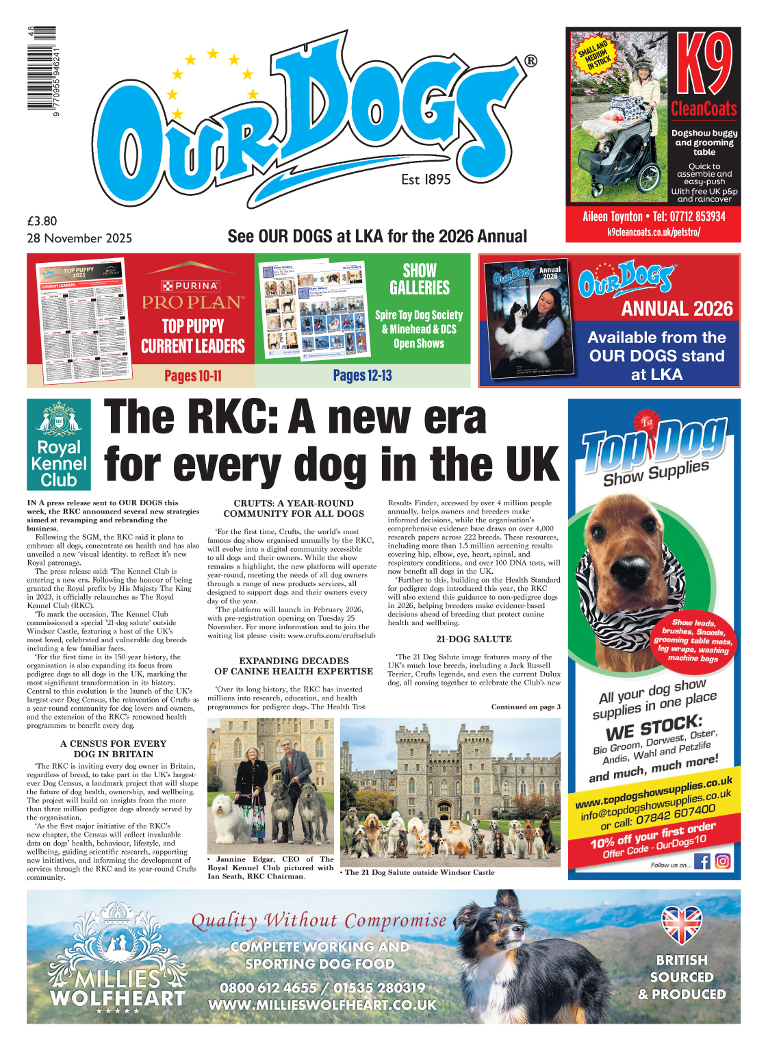 OUR-DOGS 28TH NOVEMBER 2025