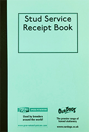 Stud Service Receipt Books